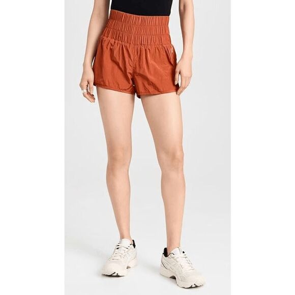 Free People Movement The Way Home Shorts Burnt Orange Small NWOT - Picture 7 of 8